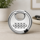 AINEXA Heavy-Duty 4-Digit Combination Disc Padlock