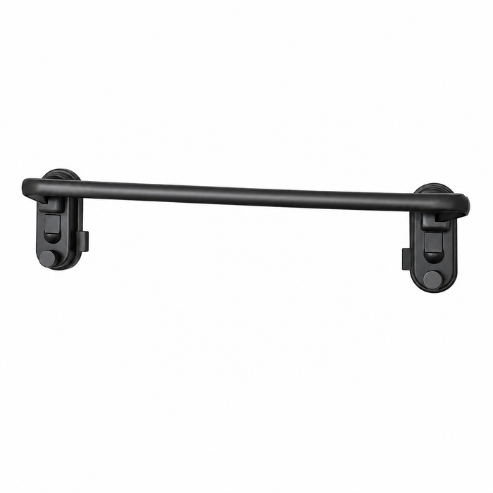 AINEXA Vacuum Suction Aluminium Towel Holder – Matte Black