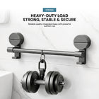 AINEXA Vacuum Suction Aluminium Towel Bar – Matte Grey