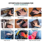 AINEXA 5-Piece Thickened Microfiber Cleaning Cloth Set