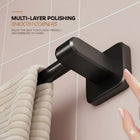 AINEXA Self-Adhesive Aluminium Towel Holder – Matte Black