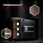 AINEXA 22L Fingerprint & Password Safe Locker with Alarm – Black