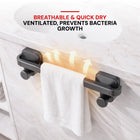 AINEXA Vacuum Suction Aluminium Towel Bar – Matte Grey