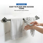AINEXA Vacuum Suction Aluminium Towel Bar – Matte Grey