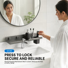 AINEXA 2-Foot Self-Adhesive Wash Basin Shelf – No Drill