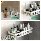 AINEXA 2-Piece Self-Adhesive Bathroom Shelves – Black