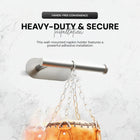 AINEXA Self-Adhesive Aluminium Hand Towel Holder – Silver