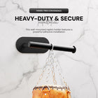 AINEXA Self-Adhesive Aluminium Hand Towel Holder – Matte Black