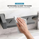 AINEXA 2-Foot Suction Aluminium Bathroom Shelf – Matte Grey