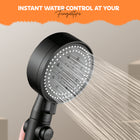 AINEXA 5-Mode High-Pressure Handheld Shower Head – Black