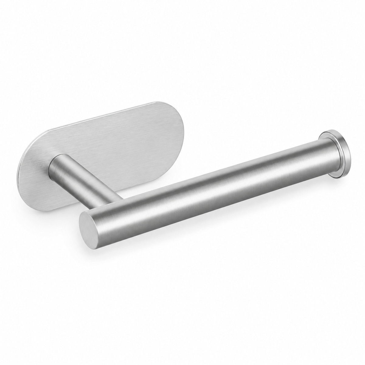 AINEXA Self-Adhesive Aluminium Hand Towel Holder – Silver