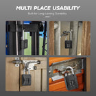 AINEXA Heavy-Duty 4-Digit Combination Padlock for Door & Gate Security