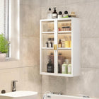 AINEXA 50 cm 3-Layer Wall-Mounted Bathroom Storage Cabinet – White