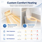 AINEXA Imperial Smart Toilet with Heated Seat, Dryer & Remote – Star White