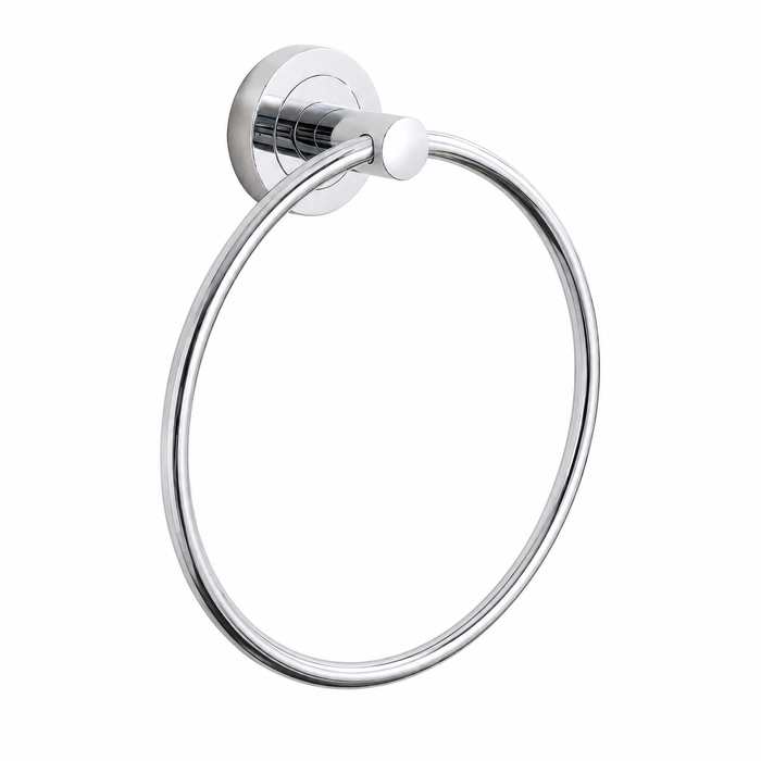 AINEXA Stainless Steel Wall-Mounted Towel Ring – Silver