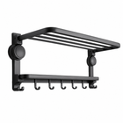 AINEXA Vacuum Suction Aluminium Towel Rack – Matte Grey