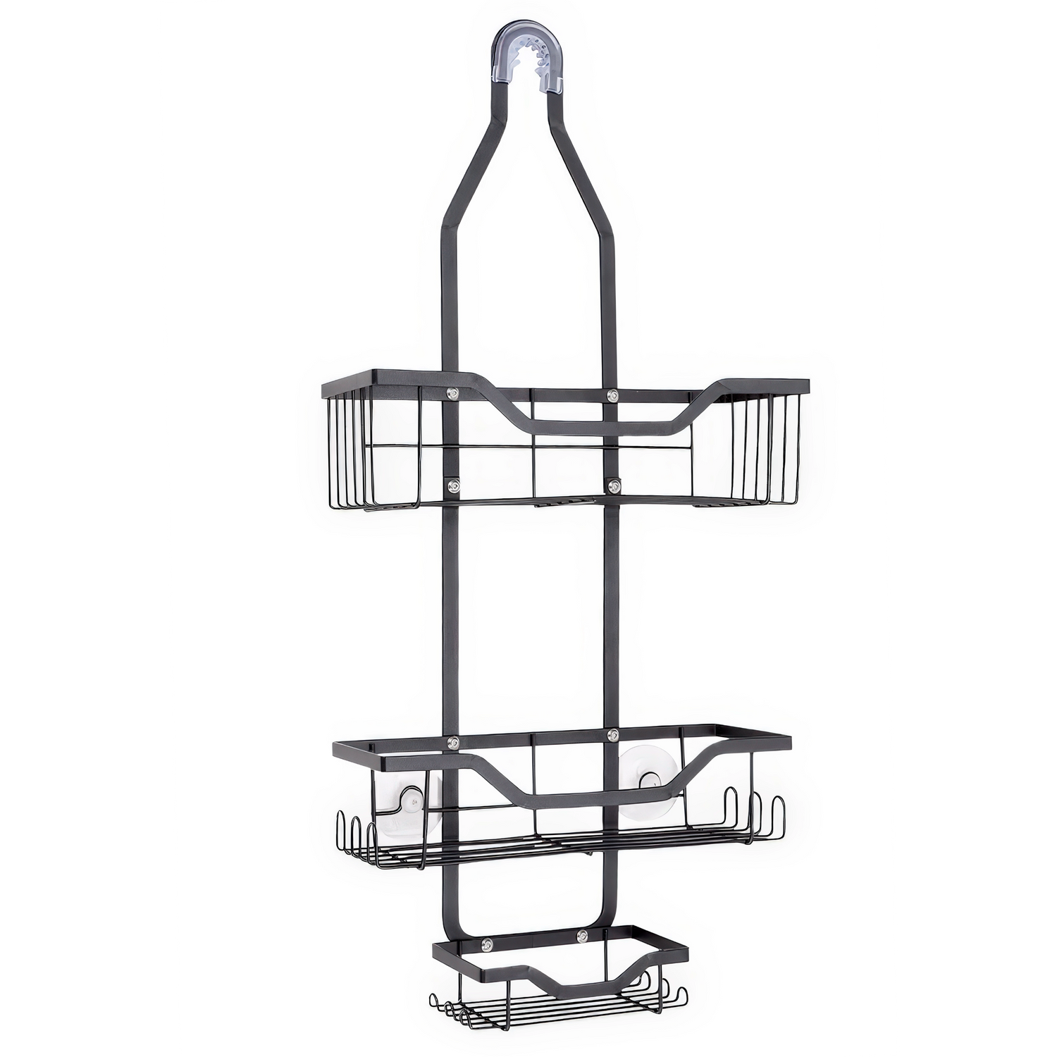 AINEXA 3-Tier Hanging Aluminium Shower Caddy – Black