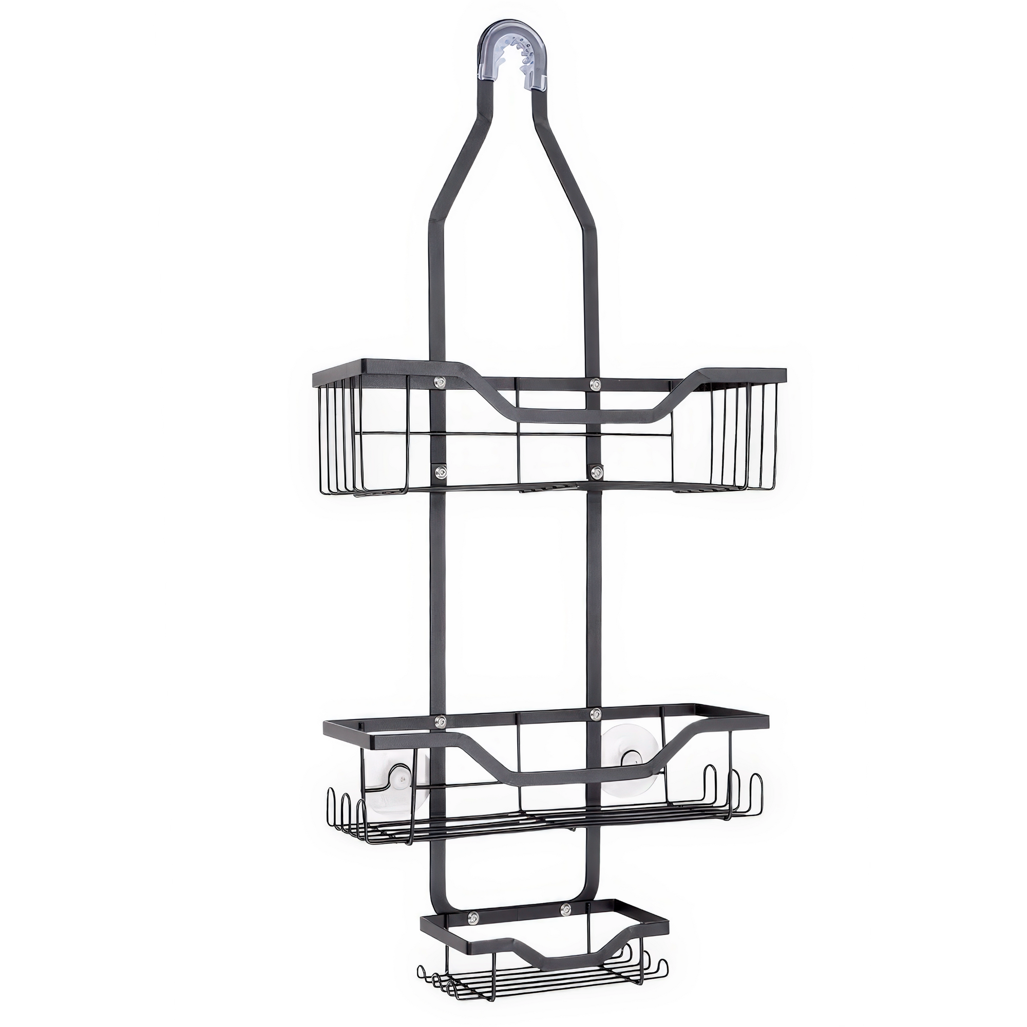 AINEXA 3-Tier Hanging Aluminium Shower Caddy – Black
