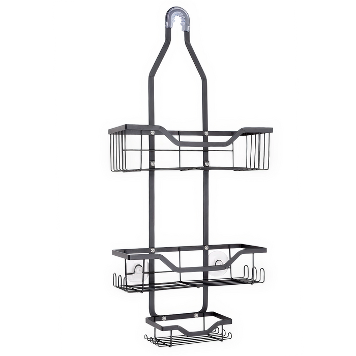 AINEXA 3-Tier Hanging Aluminium Shower Caddy – Black